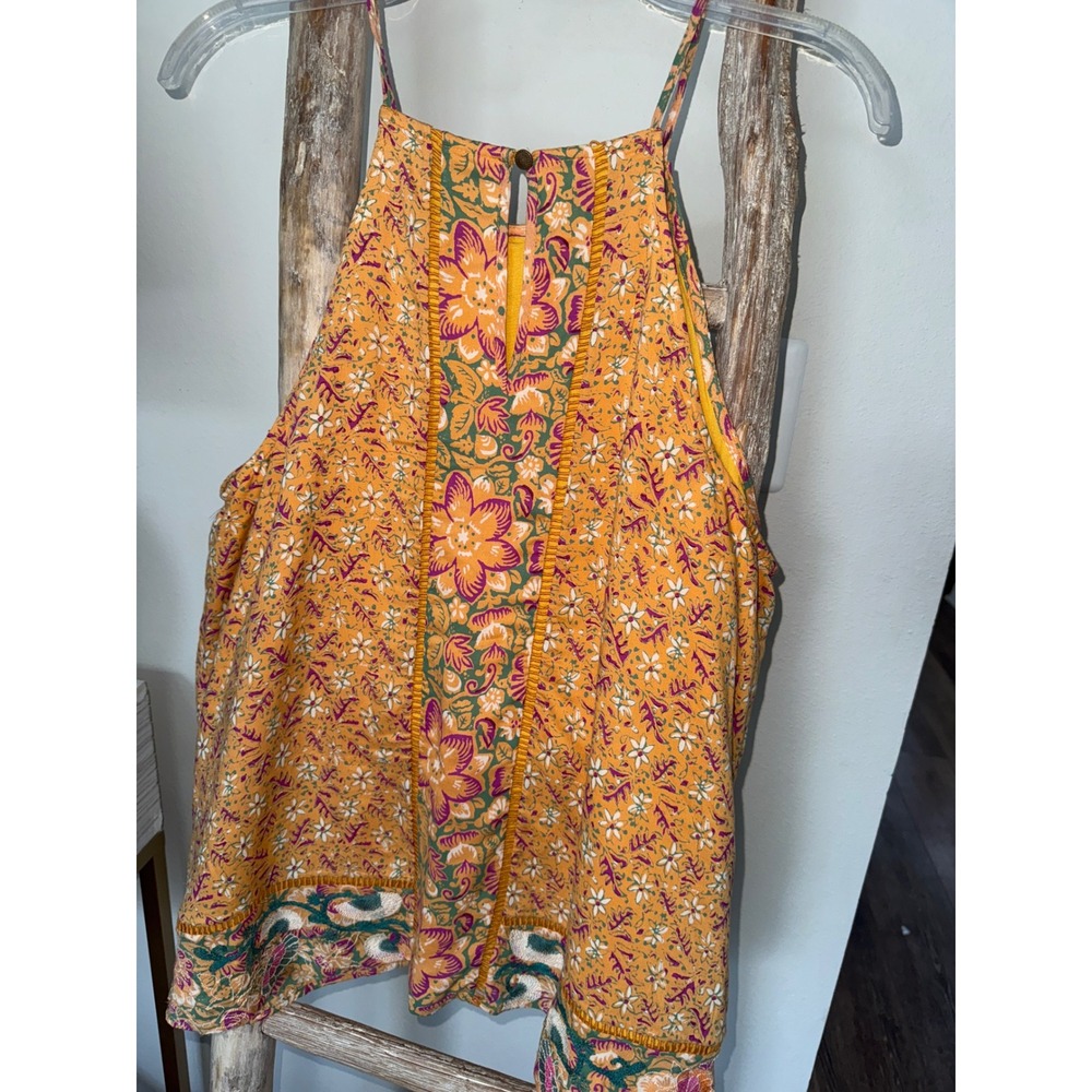 Womens Akemi + Kim Melina Ricamato Halter Top Boho Embroidered size 16 - Picture 7 of 9